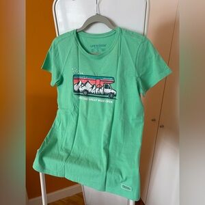 Life is Good Into the Great Wide Open Tee